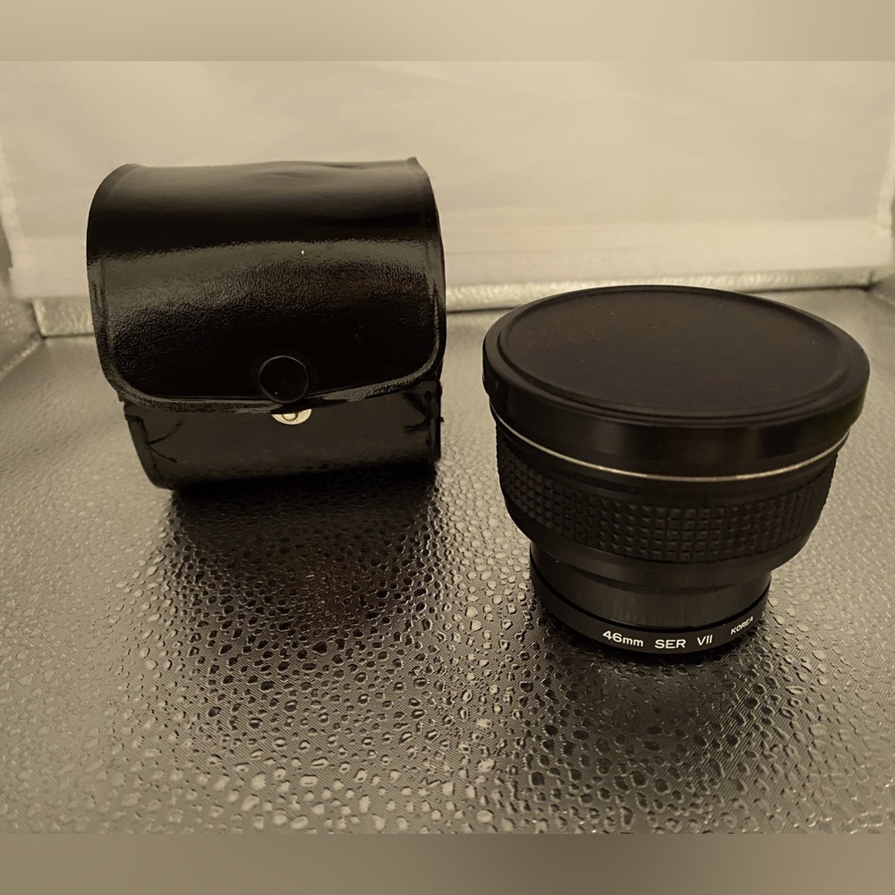 46mm Semi-Fisheye SER Vll, Rokinon 0.6X Vintage Camera/Video Lens